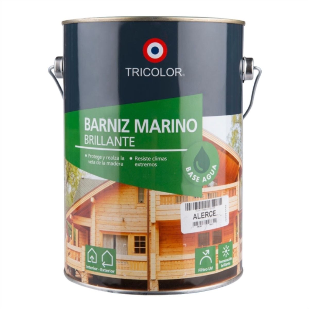 TRICOLOR - Barniz marino base agua alerce 1 gal