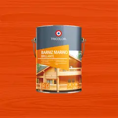 TRICOLOR - Barniz marino caoba 1 gal