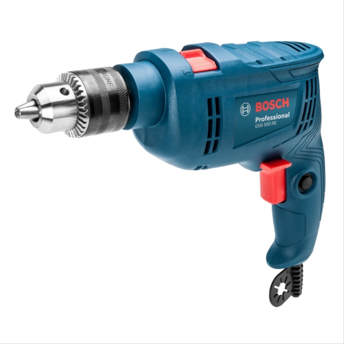 BOSCH - Taladro percutor 13 mm 550W RE GSB 550