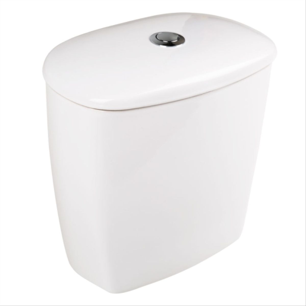 CORONA - Estanque WC con pulsador 6 litros Laguna blanco