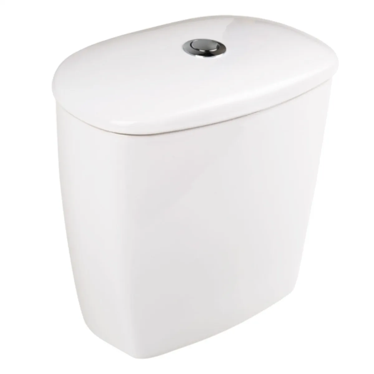 CORONA - Estanque WC con pulsador 6 litros Laguna blanco