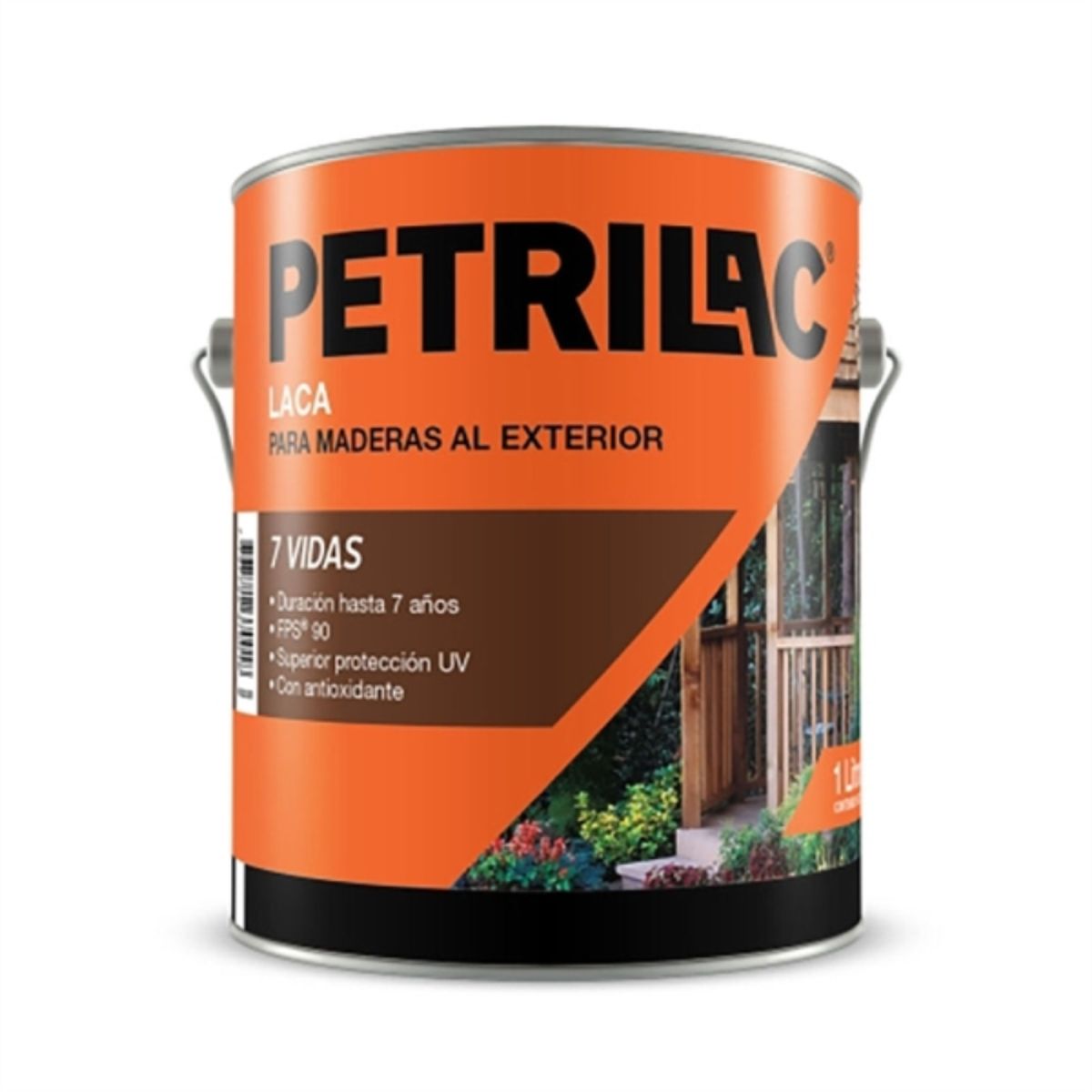 PETRILAC - Barniz 7 vidas brillante cedro 1 lt