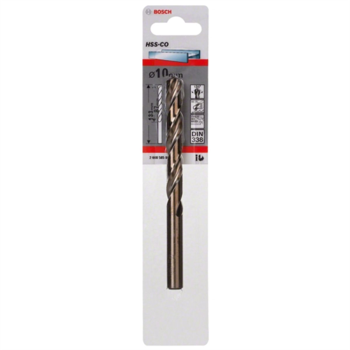 BOSCH - Broca metal cobalto 10mm