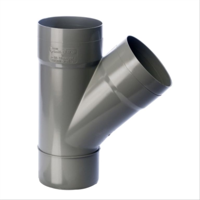 Vee pvc sanitario gris 110x110mm | Sodimac Chile