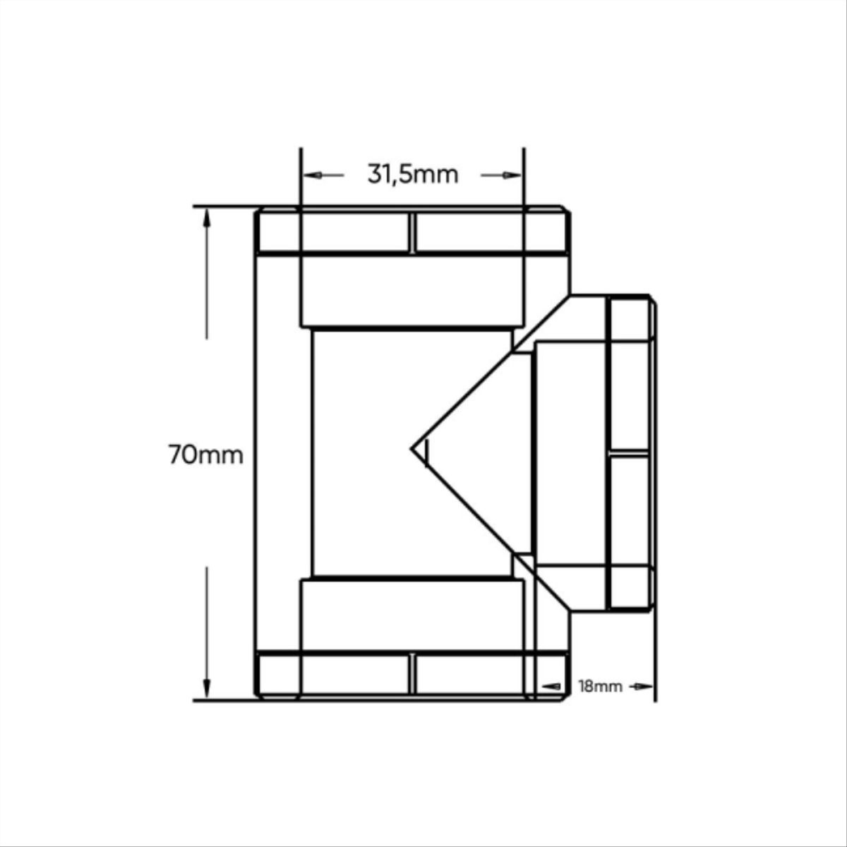 VINILIT - Tee PPR fusion 32mm