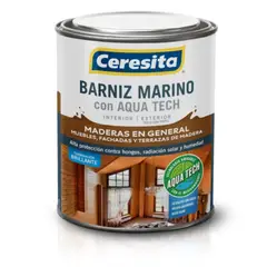 CERESITA - Barniz marino Aqua Tech rauli 1/4 gl