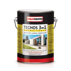 CHILCORROFIN - Pintura techo 3 en 1 rojo gl