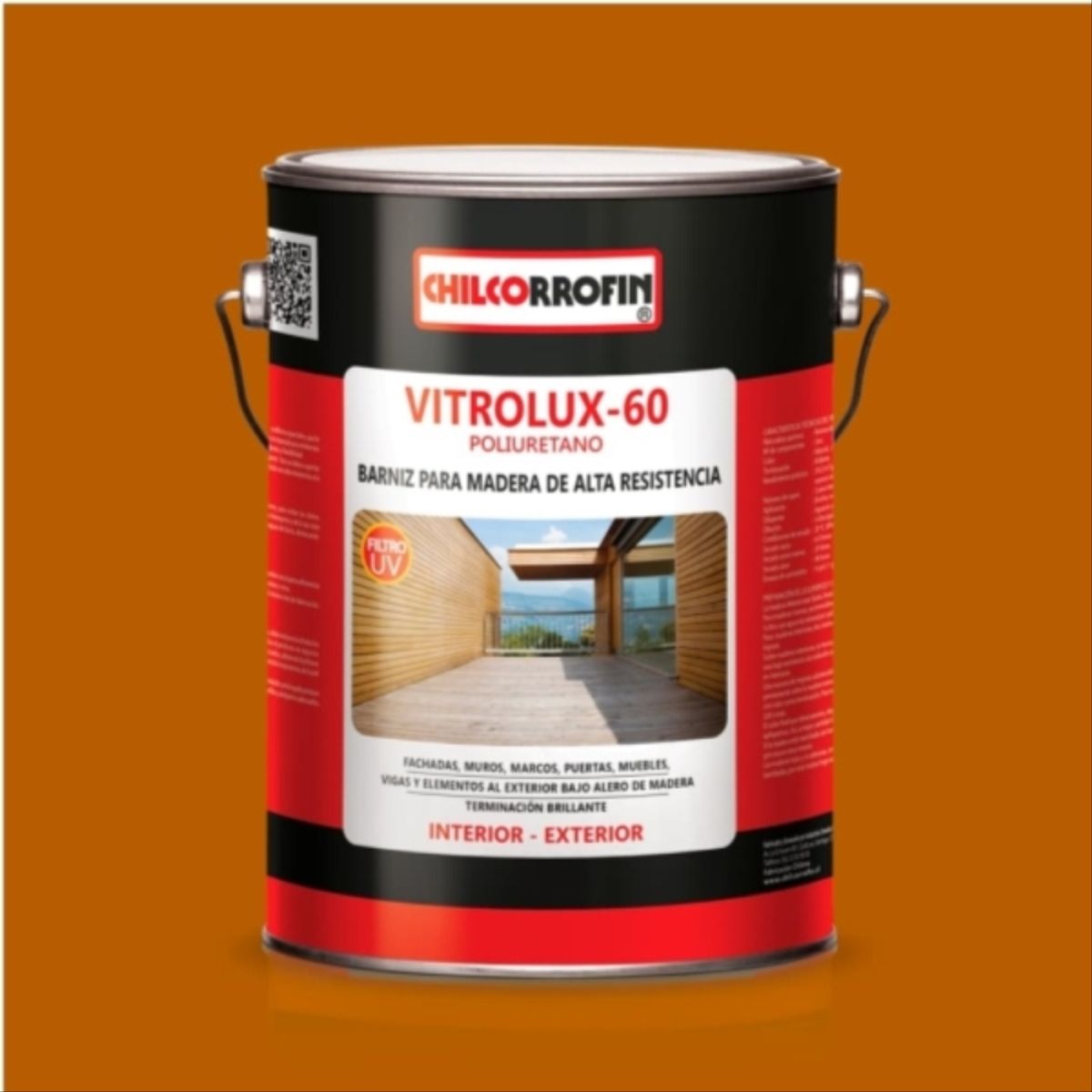 CHILCORROFIN - Barniz poliuretano vitrolux-60 roble claro 1 gal
