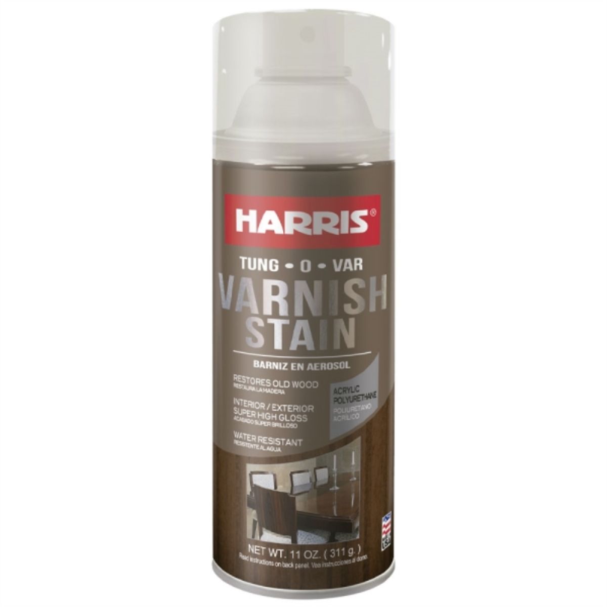 HARRIS - Pintura en spray barniz roble oscuro 311 gr