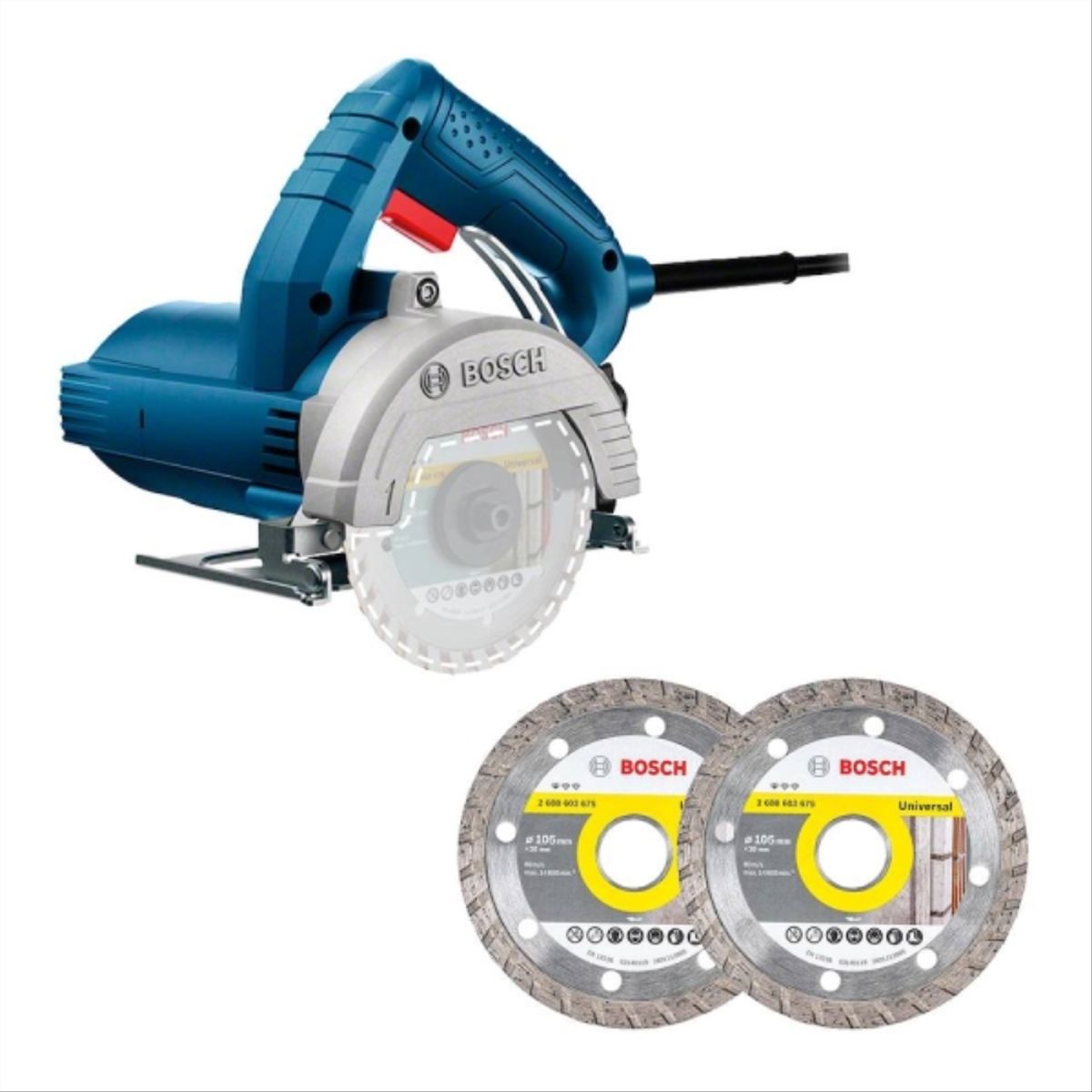 BOSCH - Cortadora de marmol gdc 150 1500w + 2 discos