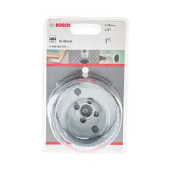 BOSCH - Sierra copa Bimetálica HSS 76mm, 3" en blister