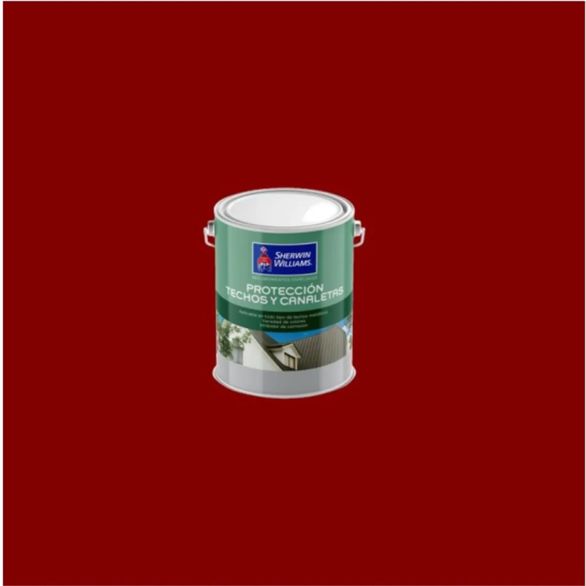 SHERWIN WILLIAMS - Pintura para techo rojo Sherwin 1 gal
