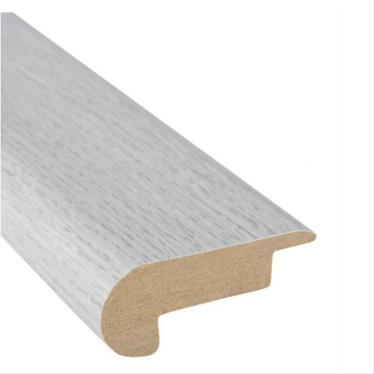 MAFOR - Mdf folio nariz de grada  18mmx70mmx2,4mt Nature White