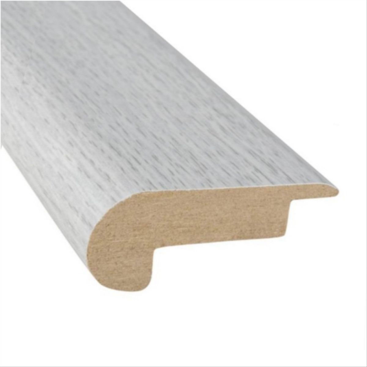 MAFOR - Mdf folio nariz de grada  18mmx70mmx2,4mt Nature White