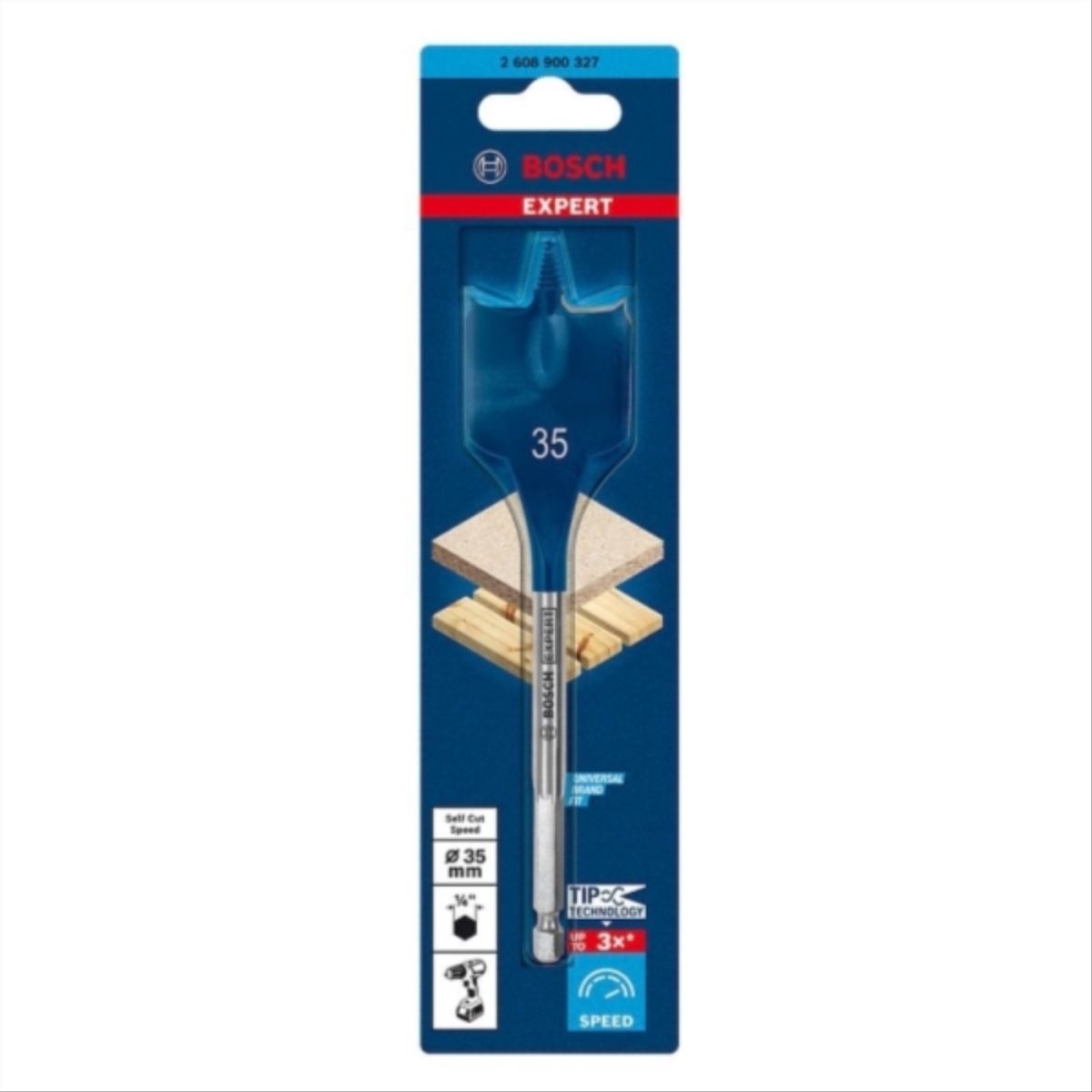 BOSCH - Broca para madera  EXPERT Self Cut Speed 35mmx152mm