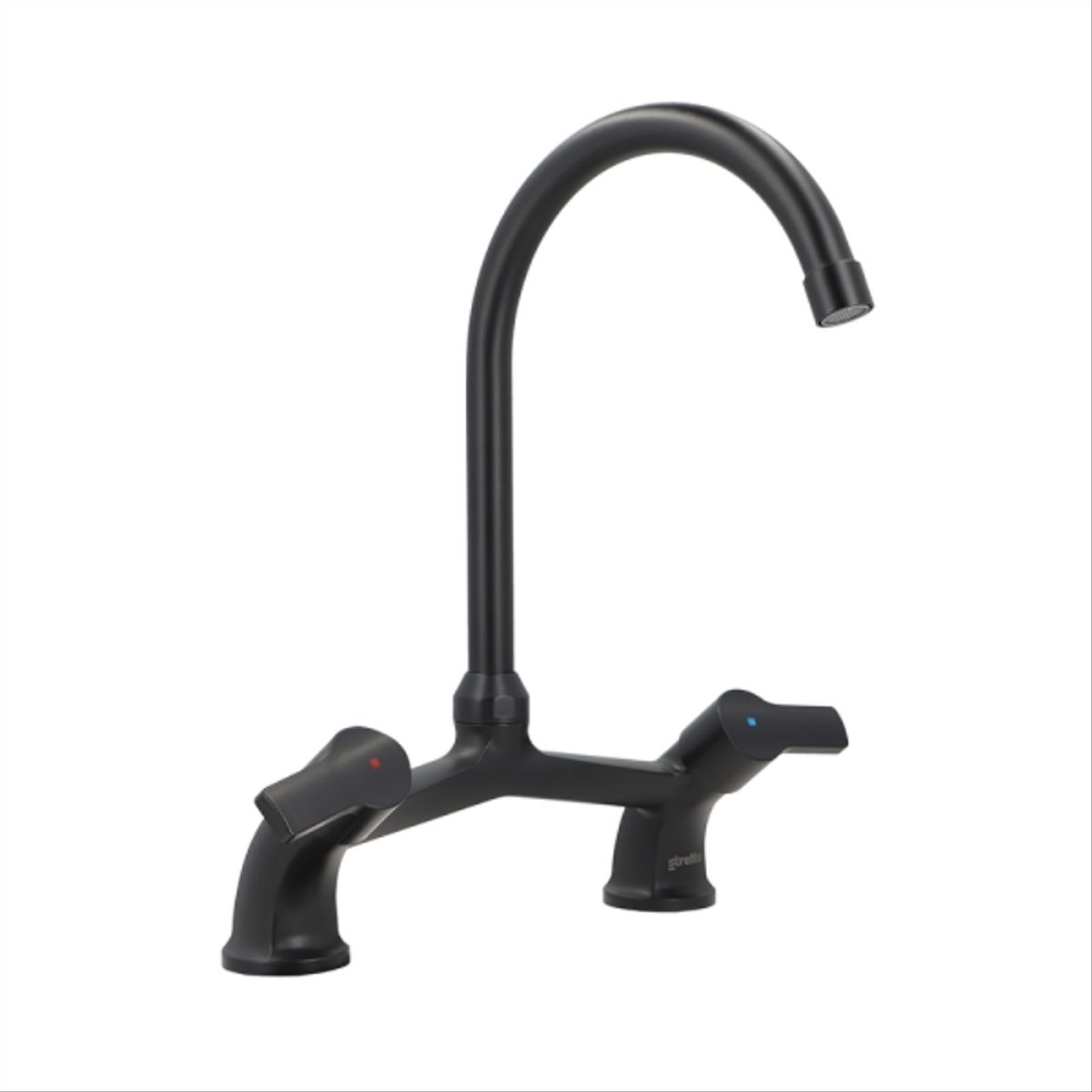 STRETTO - Combinación lavaplatos negro mate Boguen Tipo V