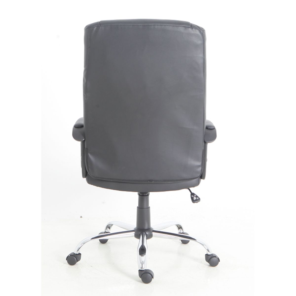 AGUILA - Silla Ejecutiva Hamilton con Respaldo Alto de Cuero Sintético y Mecedora  - Negro