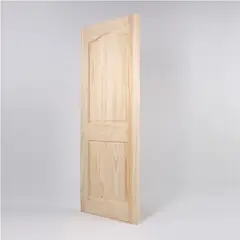 MADERAS BRAVO - Puerta pino solida 1/2 punto portico 4,5x70x2,00mt