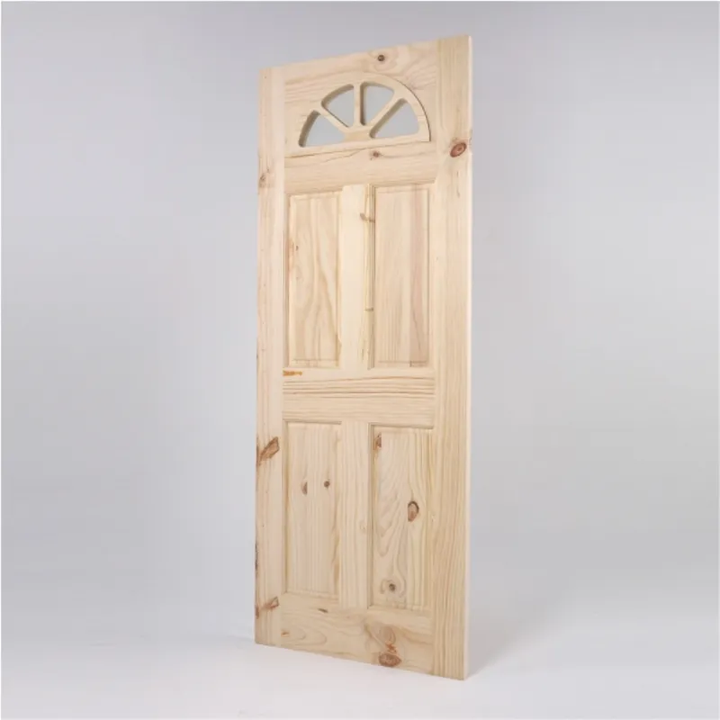 MADERAS BRAVO - Puerta pino Asturiana rustica 43mm X 80 X 200mt