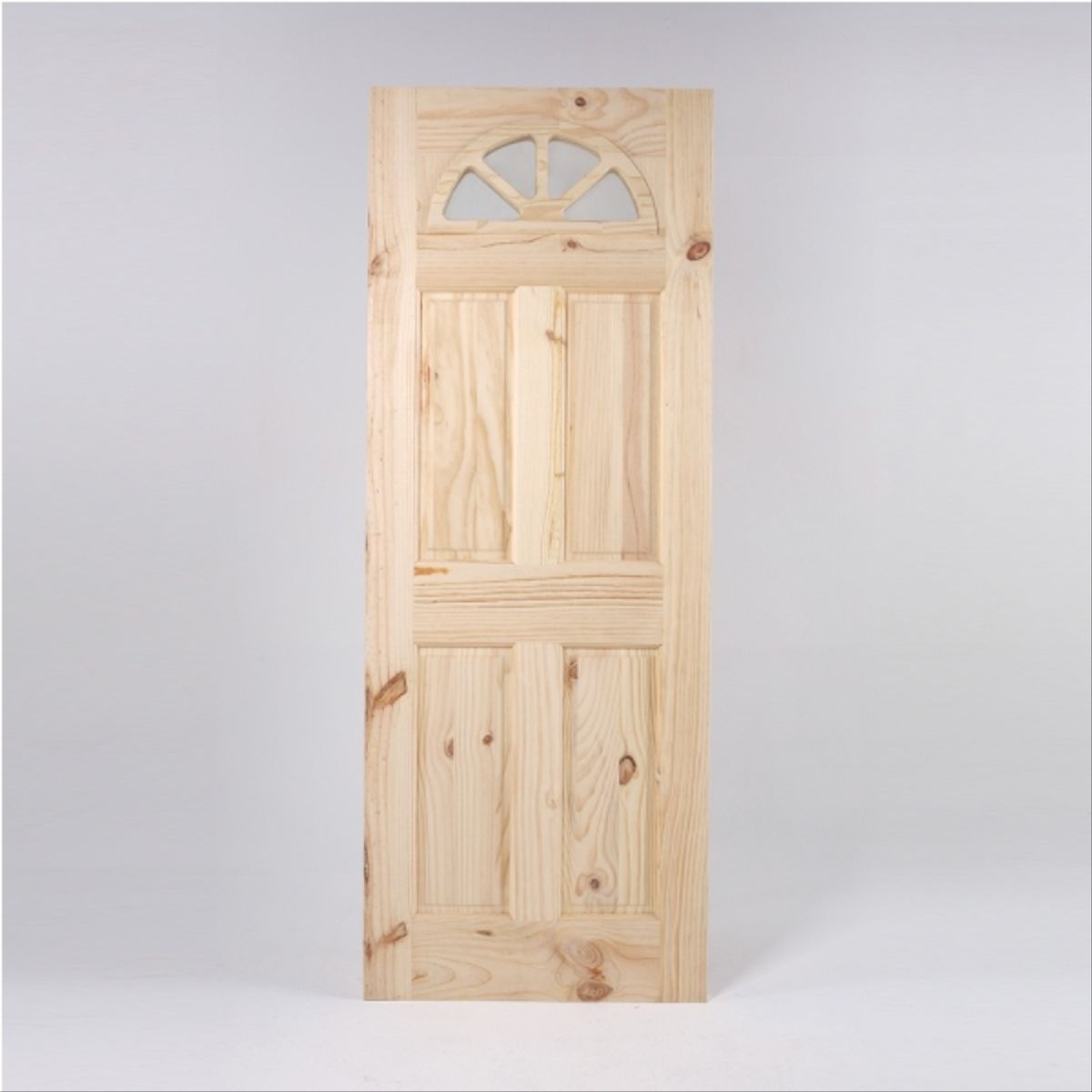 MADERAS BRAVO - Puerta pino Asturiana rustica 43mm X 80 X 200mt