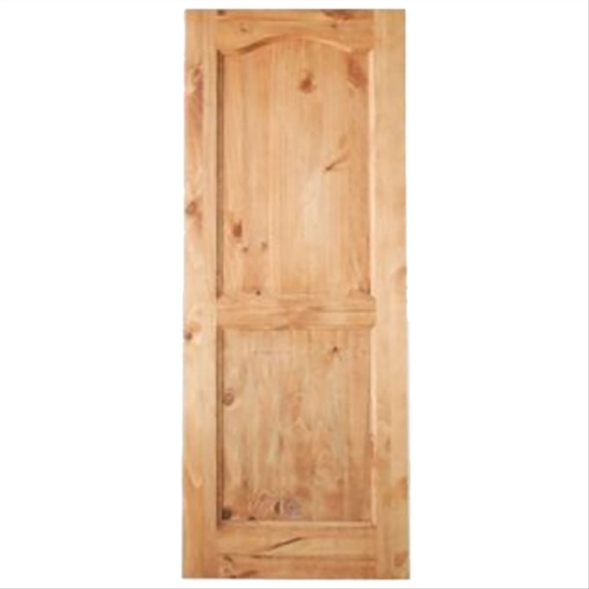 MADERAS BRAVO - Puerta pino 1/2 punto portal  43mm X 70 X 200mt