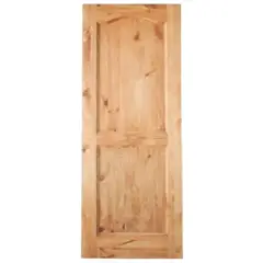 MADERAS BRAVO - Puerta pino 1/2 punto portal 43mm X 70 X 200mt
