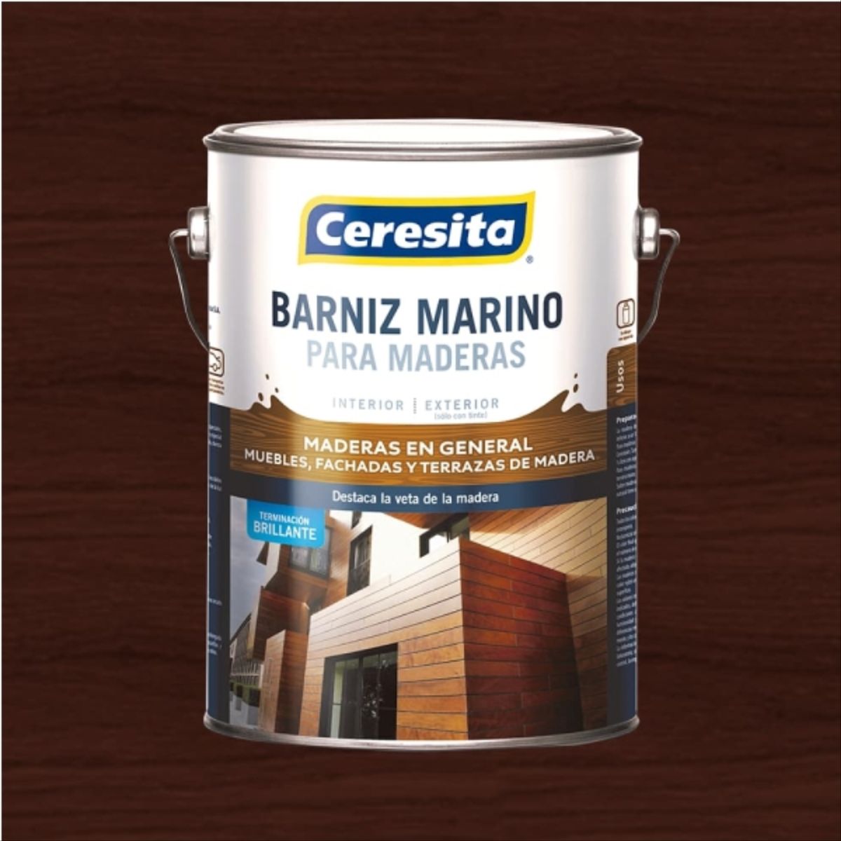 CERESITA - Barniz marino roble oscuro 1 gal