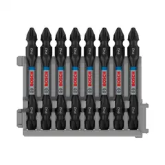 BOSCH - Punta atornillar doble 65mm ph2 8uds