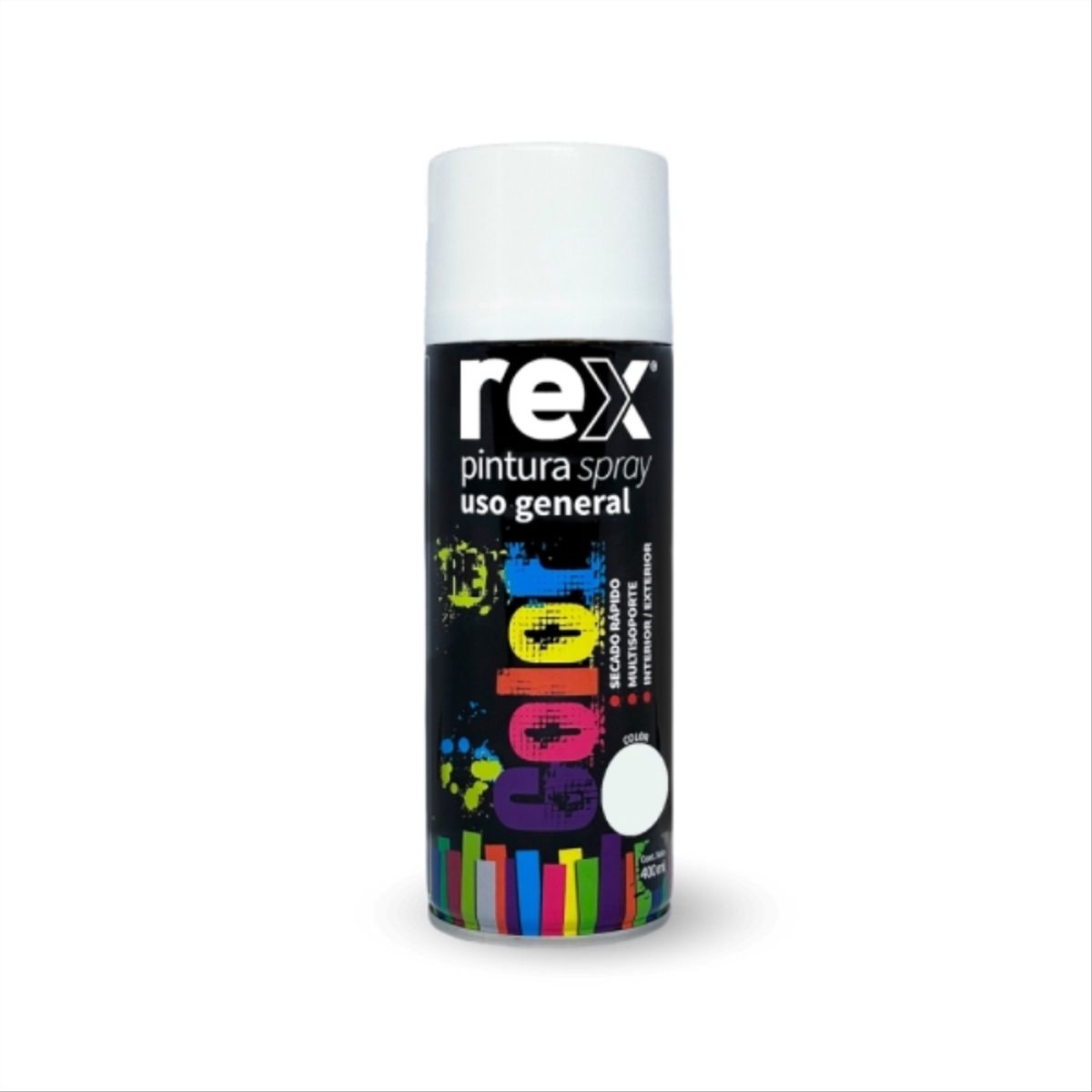 REX - Pintura Spray blanco brillante 400 ml