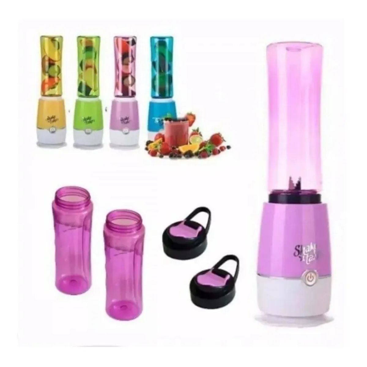 MOVI - BATIDORA PORTATIL SHAKE ANTAKE 3 CON 2 VASOS