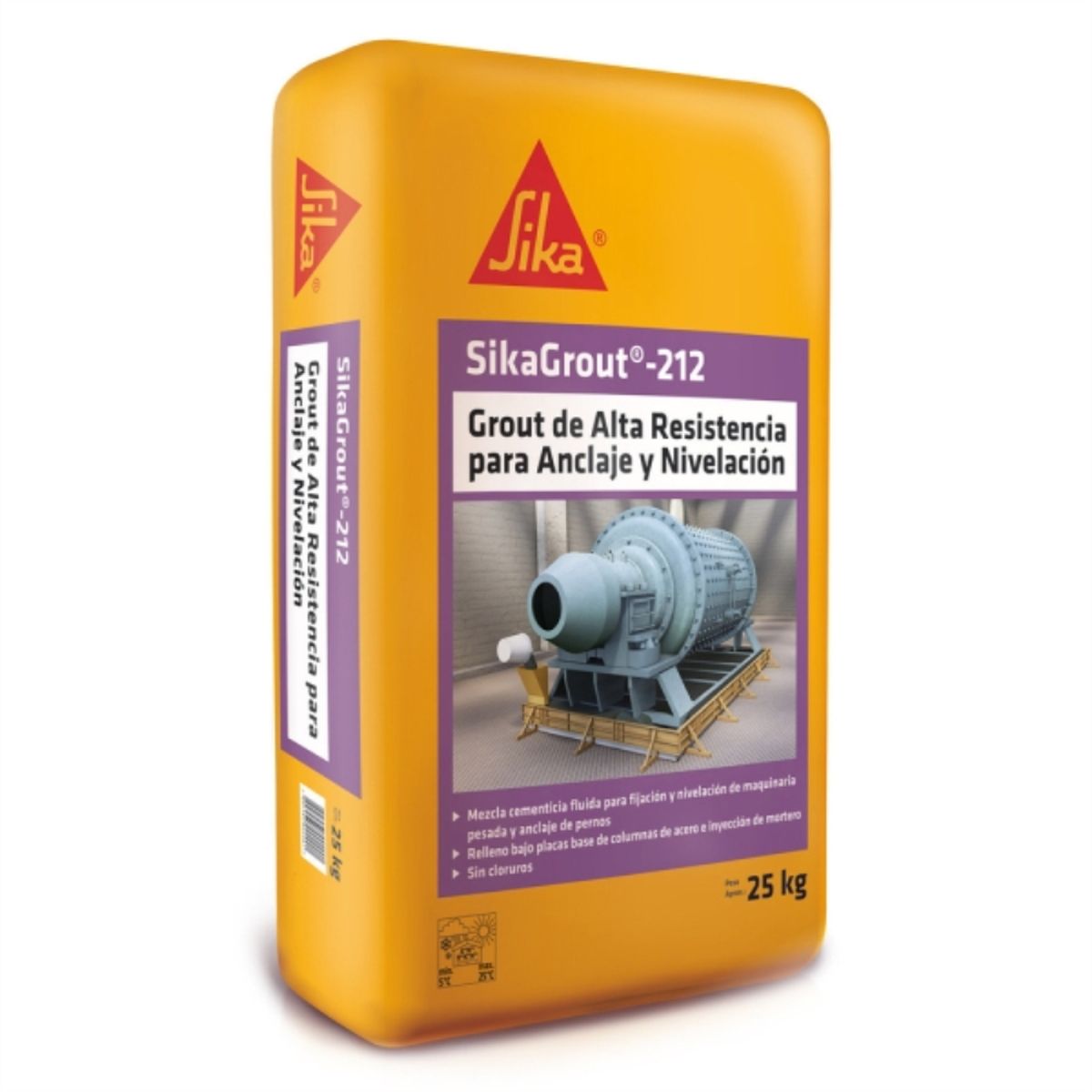 SIKA - Mezcla cementicia Sika grout 212 saco 25kg