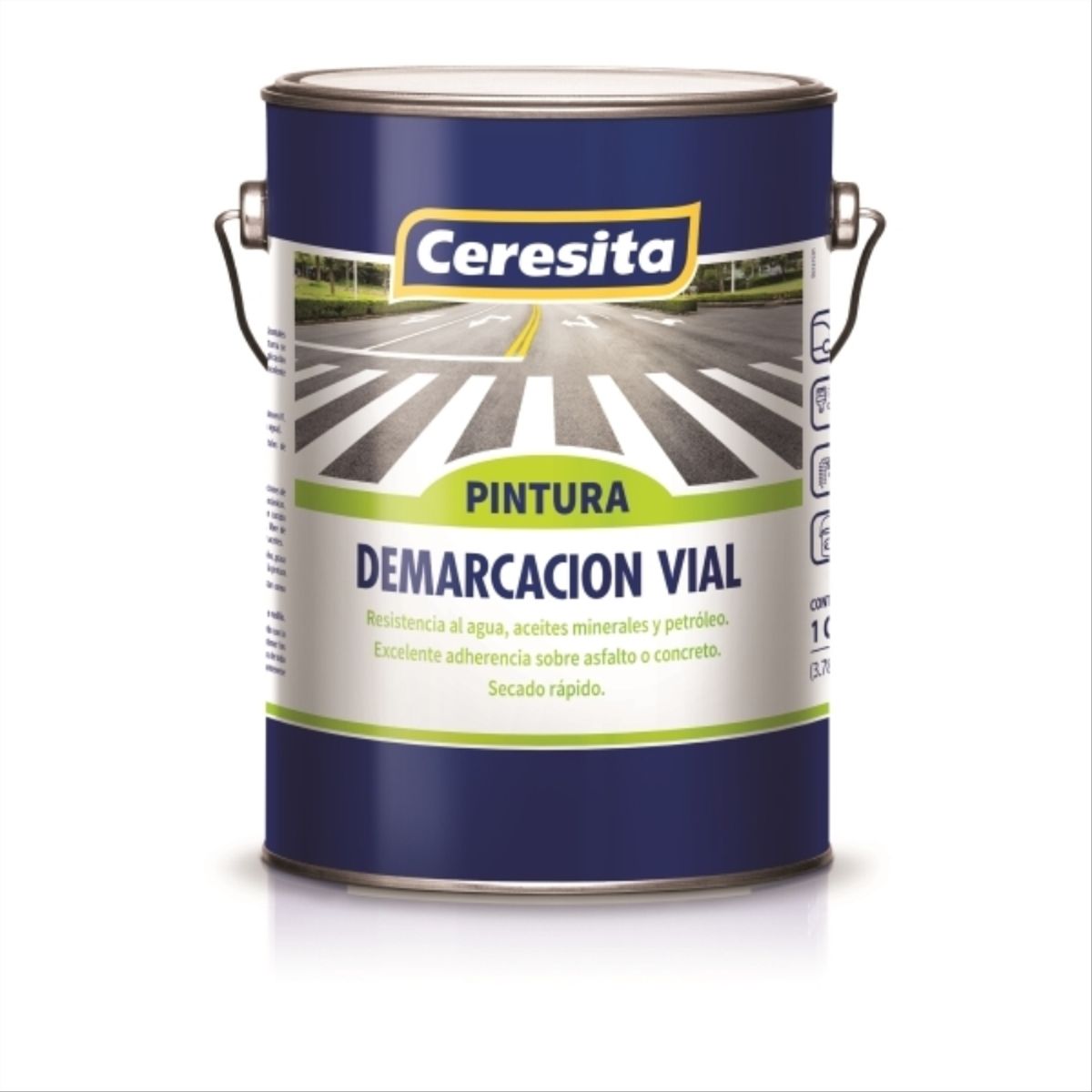 CERESITA - Pintura para demarcación vial alquídica amarilla Ral 1003 gl