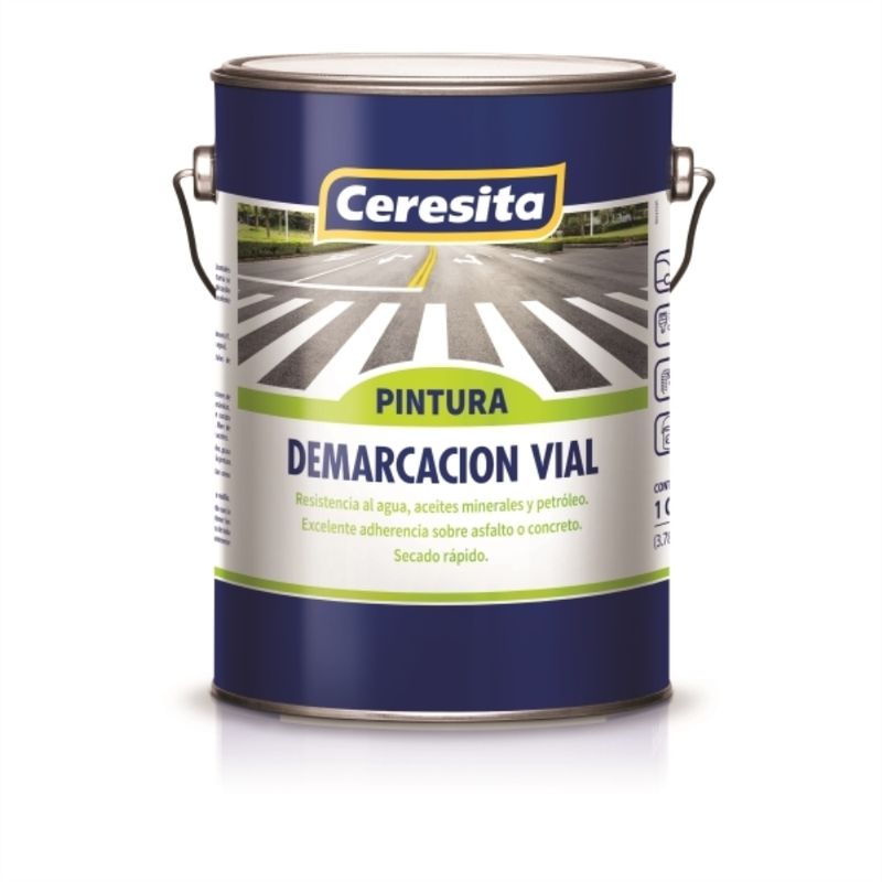 CERESITA - Pintura para demarcación vial alquídica amarilla Ral 1003 gl