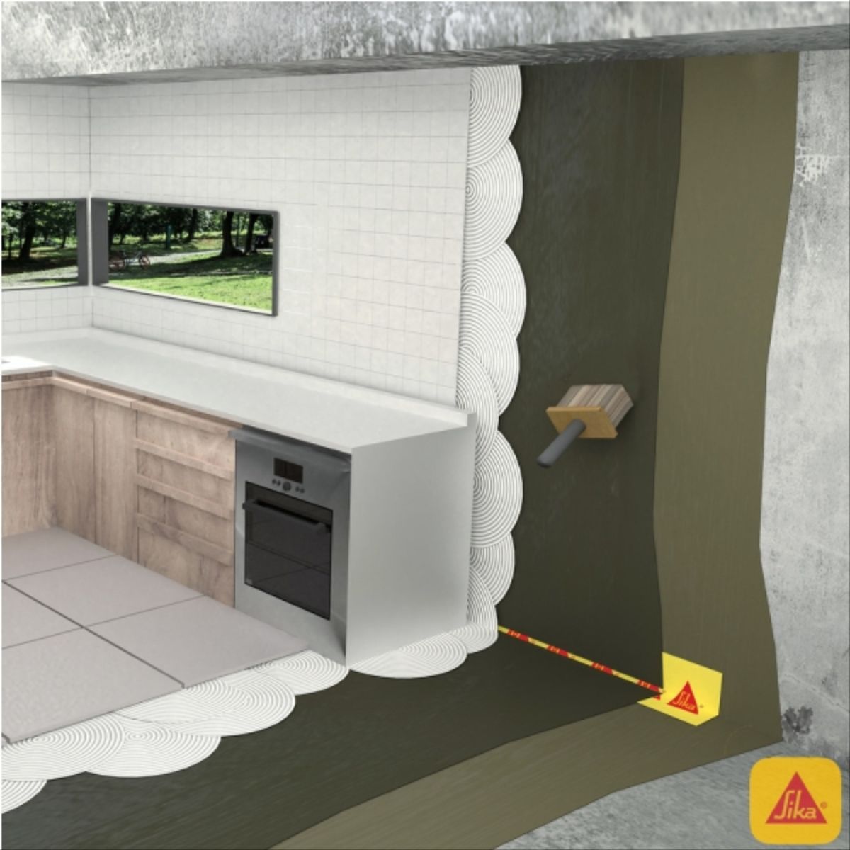 SIKA - Mortero monocomponente Sikatop 107 saco 20kg