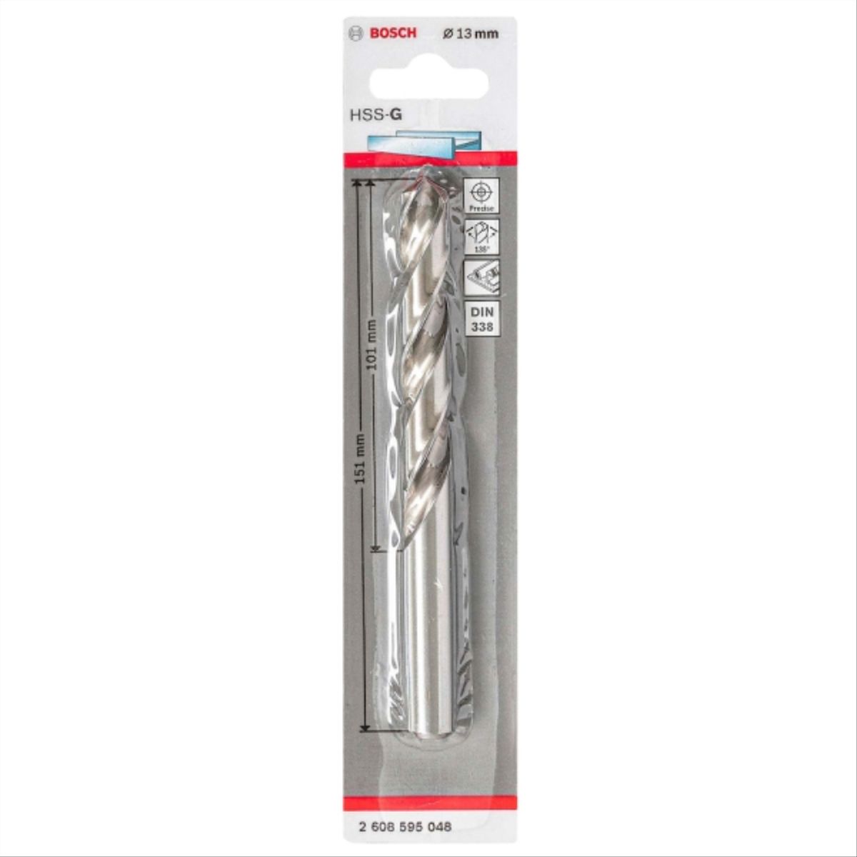 BOSCH - Broca acero rapido 13,0mm