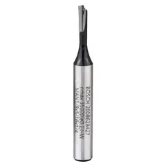 BOSCH - Fresa madera 1/4" ranura recta 1 filo corte 1/8"