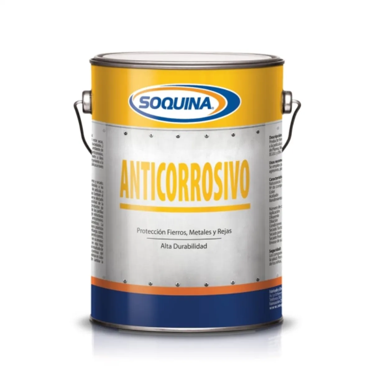 Anticorrosivo gris verdoso 1 gal, marca SOQUINA - Foto Principal