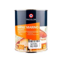 TRICOLOR - Barniz marino natural 1/4 gal