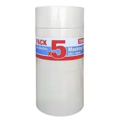 TESA - Pack cintas enmascarar 48 mm x 40 mt 5 uds