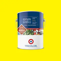 TRICOLOR - Esmalte sintético Profesional amarillo limón 1 gal