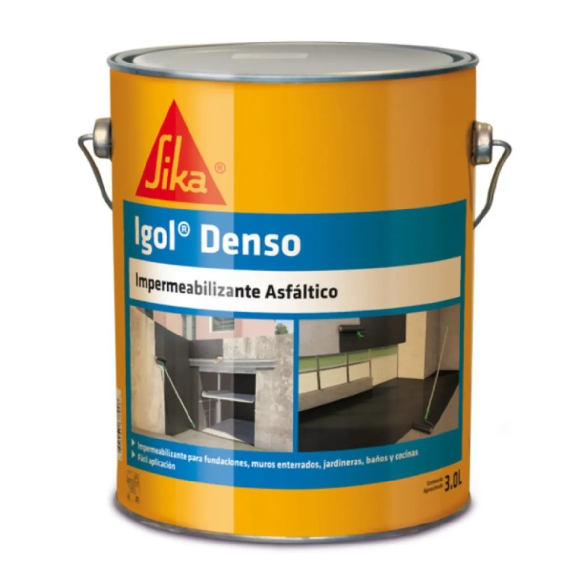 SIKA - Pintura asfaltica Igol denso 3kg