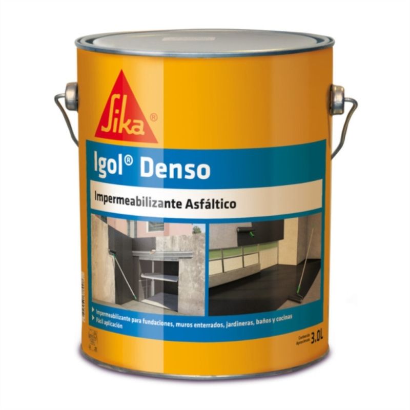 SIKA - Pintura asfaltica Igol denso 3kg