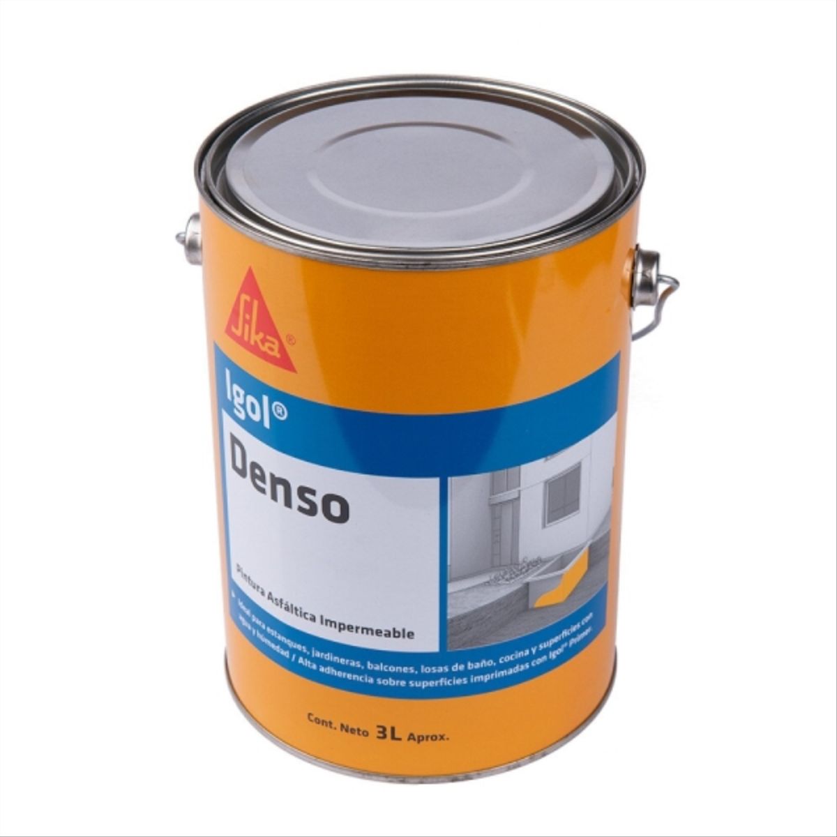 SIKA - Pintura asfaltica Igol denso 3kg
