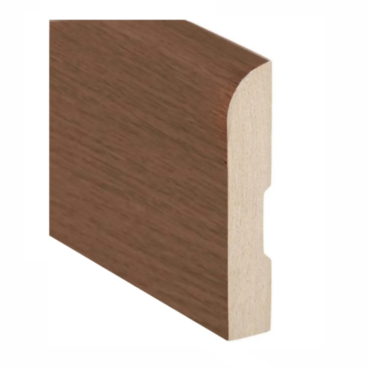 Guardapolvo rodon MDF folio nostalgie teak 12x68mm 2,4mt, marca MAFOR - Foto 2