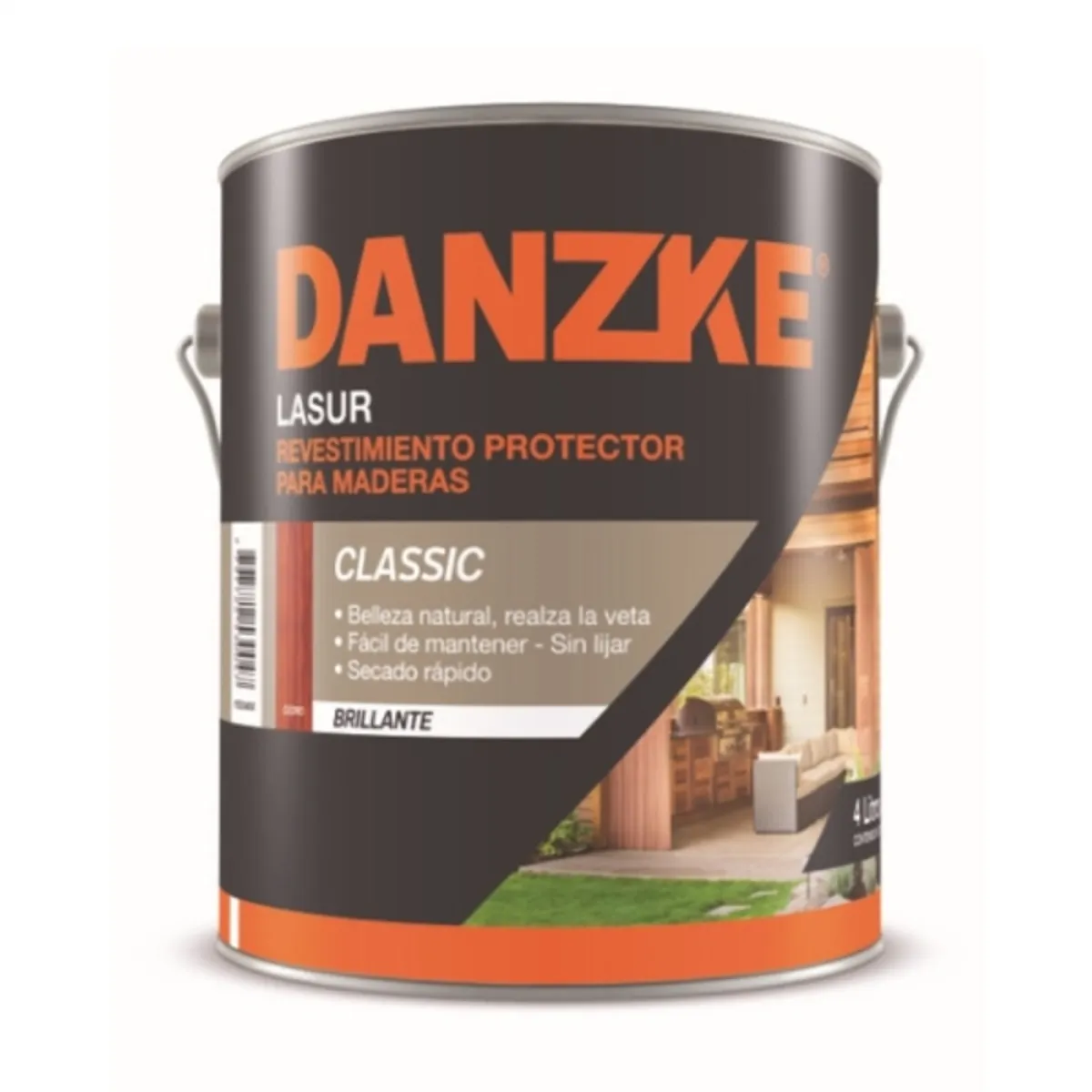 PETRILAC - Protector de madera Danzke satín natural 4 lt