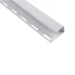 DVP - Perfil J rigido vinyl siding blanco 1/2"x3,8mt