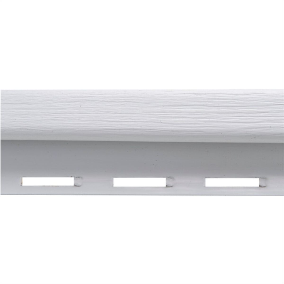 DVP - Perfil J rigido vinyl siding blanco 1/2"x3,8mt