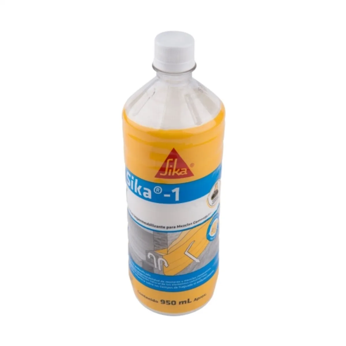 SIKA - Aditivo impermeabilizante fraguado normal Sika 1  950ml