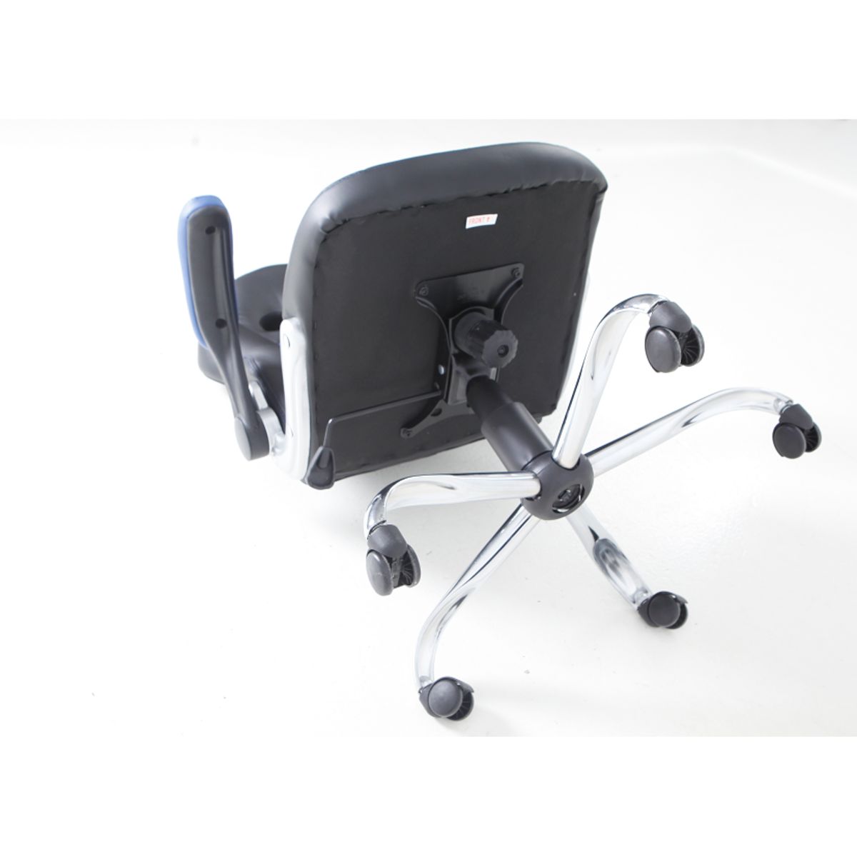 AGUILA - Silla Gamer Spectre de Cuero Sintético con Curva lumbar y Mecedora - Negro y Rojo