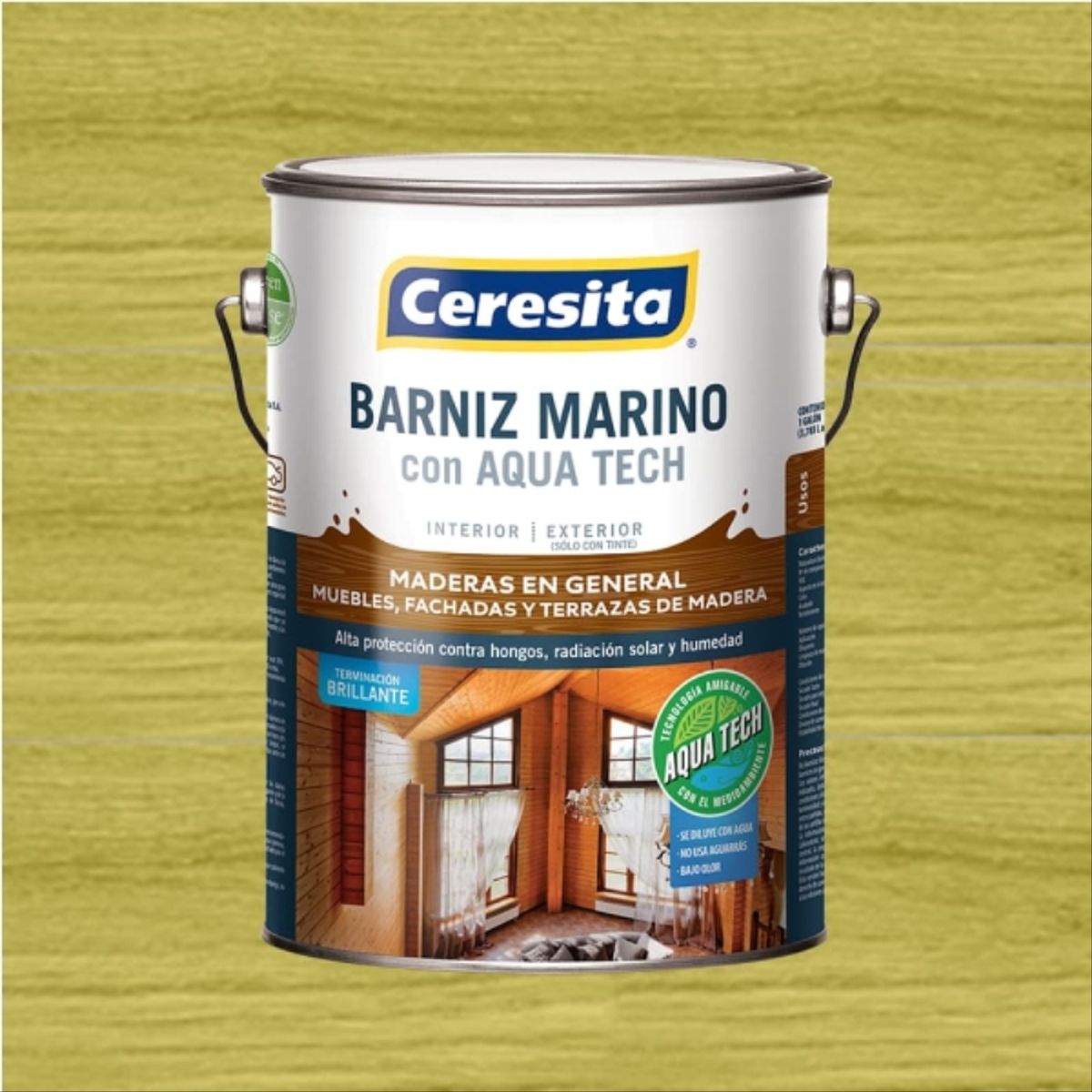 CERESITA - Barniz marino Aqua Tech natural 1 gal